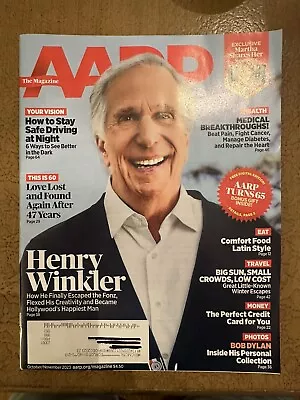 AARP Magazine Henry Winkler Escaping The Fonz October November 2023 • $5