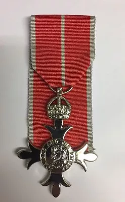 MBE Member Of The British Empire Full Size Medal Military Copy Superb Replica • £24.99