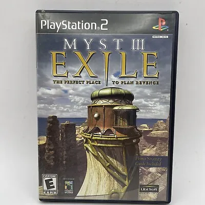 Myst III Exile Playstation 2 PS2 Video Game Complete - Place To Plan Revenge • $9