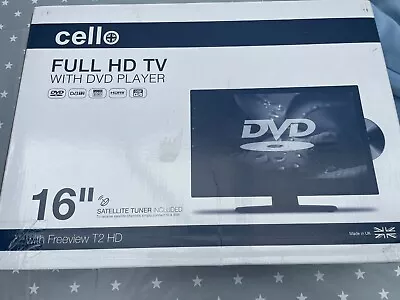 BNIB CELLO 16 INCH TV 12v FULL HD LED TV DVD FREEVIEW HD • £179