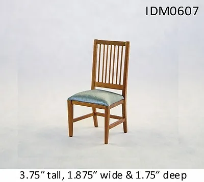 MISSION CHAIR 1:12 SCALE DOLLHOUSE MINIATURES Heirloom Collection  • $21.95