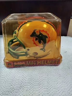 Miami Dolphins Riddell Vintage Mini Helmet Unsigned Nib • $24.95