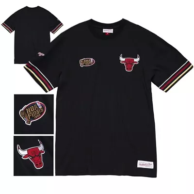 Mitchell & Ness Chicago Bulls Final Seconds S/S Black Tee Shirt Size XL • $49.99