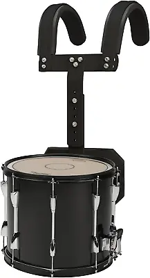 Marching Snare Drum With Carrier 14 X 12 Black • $507.86