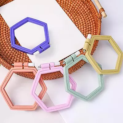 Hexagon Shaped Embroidery Hoop Frame For Embroidery Projects Quilting Sewing • £4.78