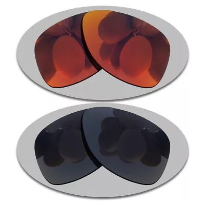 Fire Red&Grey Black Replacement Lenses For-Oakley Dispatch 2 Polarized • $15.56