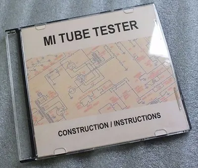 Tube Valve Tester - DVD - Make Build Your Own - Avo VCM - Heathkit • £9.95