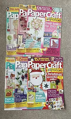 Papercraft Inspirations Magazine X 6 **Great Condition** • £3