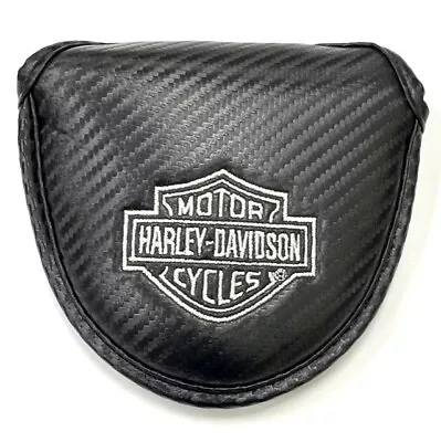 Harley Davidson Golf Mallet Putter Cover Black/Silver • $19.88