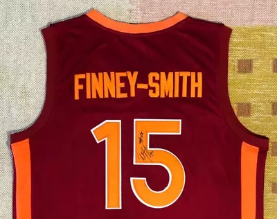 Dorian Finney-Smith Signed Autograph Virginia Tech Hokies NCAA Jersey NBA Mavs • $200