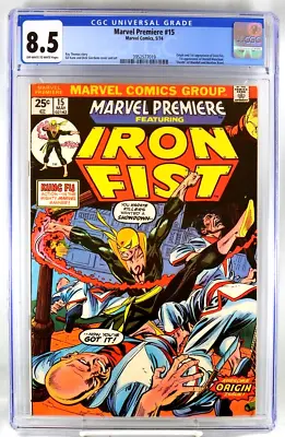 Marvel Premiere #15 CGC 8.5 1974 1st Appearance Of Iron Fist • $350