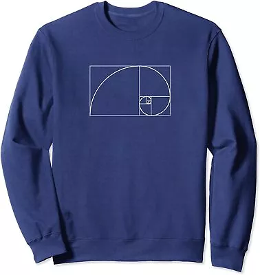 Cool Fibonacci Spiral: Trendy Math Lover Science Unisex Crewneck Sweatshirt • $26.99