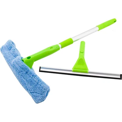 £8.22 • Buy Telescopic Extendable Window Cleaner Cleaning Squeegee Pole Washing