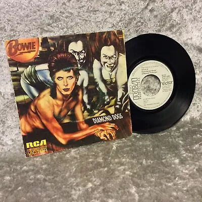 David Bowie Diamond Dogs Spanish 7 ‘’ Single Vinyl  WHITE LABEL PROMO 1974 SPAIN • £69.99