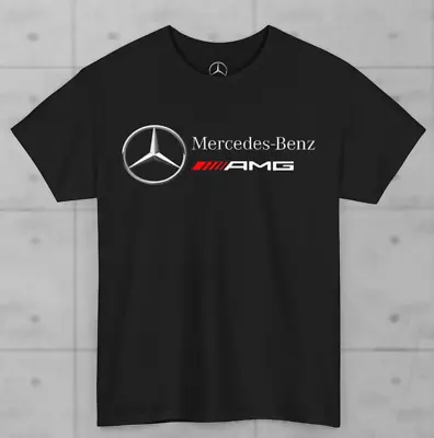 Mercedes Benz AMG Black Unisex T-shirt Fan Gift • $22.07