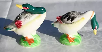 Vintage Geese Goose Salt And Pepper Duck Shakers Japan • $9.95