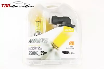 NOKYA 9006 HB4 Hyper Yellow 2500K 55W Halogen Light Bulbs • $18.98