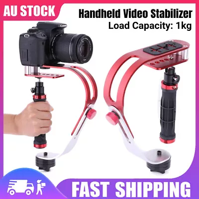 Portable Handheld Video Steadycam Stabilizer For DSLR Camera SLR DV GoPro AU • $18.98