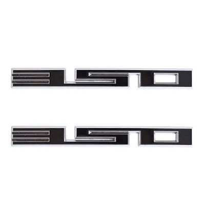 2x Chrome Black 350 Body Fender Door Emblem Badge For 350 350Z RX350 GT350 IS350 • $14.24