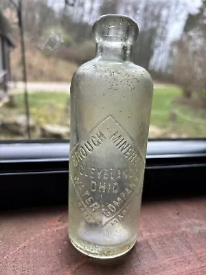 Brough Company Mineral Water Blob Top Bottle Cleveland OH • $24.99