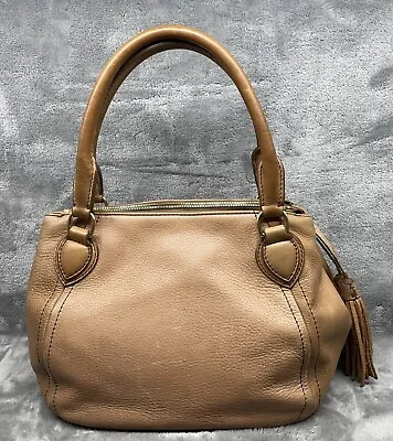 J. Crew Peyton Leather Hobo Handbag Tan Women’s • $31.39