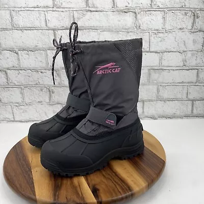 Artic Cat RedCliff Insulated Wool Lined Snowmobile Snow Boots Womens 6 Youth 4 • $45.84