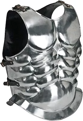NauticalMart Roman Muscle Medieval Armor Cuirass LARP Chrome • $199
