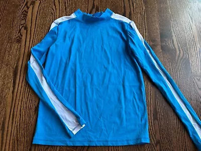 Boy's MINI BODEN Size 13-14 Blue/White Swim Shirt/Rash Guard • $6.99