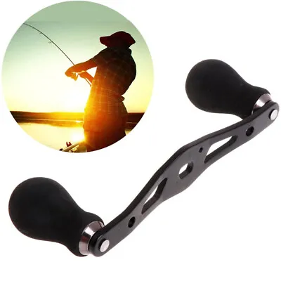 Black EVA Power Fishing Reel Handle Grip For Abu Garcia Daiwa Baitcasting USAA • $11.85