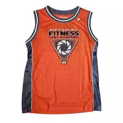 Portal Orange Basketball Jersey Mens XL Physical Fitness Test Chamber C Johnson • $24.94