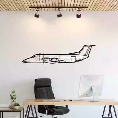 Wall Art Home Decor 3D Acrylic Metal Plane Aircraft USA Silhouette EMB 120 • $197.99