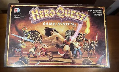 1989/1990 MiltonBradley Games Workshop HeroQuest Game See Pics • $63.75