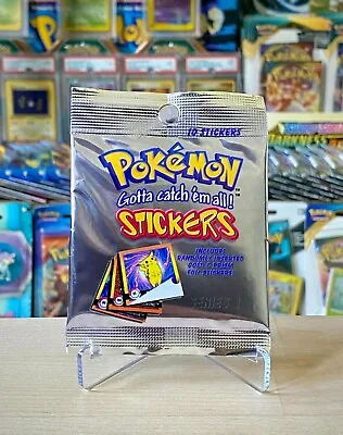 Vintage 1999 Pokemon Stickers Series 1 One Booster Pack X1 (Artbox) • $7.99