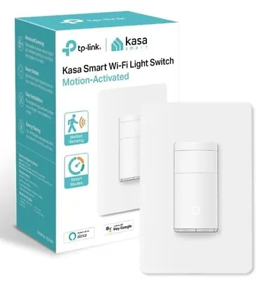 Kasa Smart ES20M Motion Sensor Switch-White1-Pack (IL/RT6-17660-ES20M-NIB 1005AW • $26.99