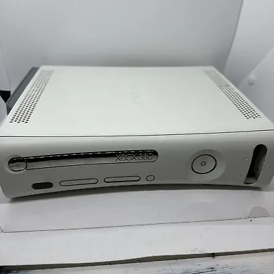 Microsoft Xbox 360 White Console ONLY. No Cords Red Ring Of Death For Parts Only • $29.99