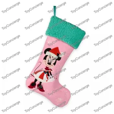 ^ DISNEY Store CHRISTMAS STOCKING - MINNIE MOUSE - 2023 - HOLIDAY - NWT • $69.95