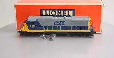 6-18215 Lionel O Gauge CSX Dash 8 Diesel Locomotive #7643 • $399.99