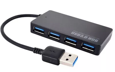 $5.50 • Buy Multi USB 3.0 Hub 4 Port High Speed Portable Compact Expansion Smart Splitter