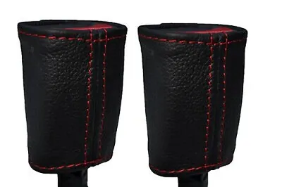 Red Stitch Fits Mazda Rx7 Fd3s 1992-2002 2x Rear Seat Belt Leather Covers • $246.25