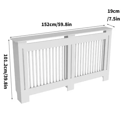 Super Tall 100CM Radiator Cover Strong Grill Shelf Cabinet MDF Cupboard Modern  • £63.91