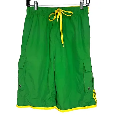 Vintage US Polo Assn. Shorts Bathing Suit Board Shorts Green Size Medium • $22.99