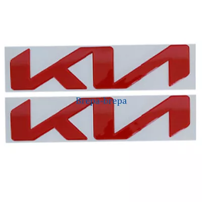 2X RED KN Badge Emblem Car NEW Stickers For Stinger Sportage K3 K5 SORENTO • $18.88