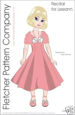 $10.95 • Buy Recital Dress & Wrap Doll Clothes Sewing Pattern 11 Leeann
