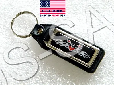 Victory Motorcycles Key Fob Vision Cross Roads Patch Gunner Pin Ring Chain Vegas • $14