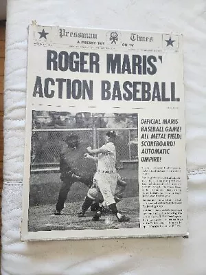 Roger Maris Action Baseball - Vintage 1962 Pressman Action Game • $149.99