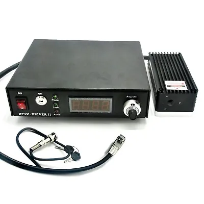 $1570.56 • Buy 638nm 1000mW Red 1W Laser Dot Module TTL Analog TEC + Adjustable Power Supply