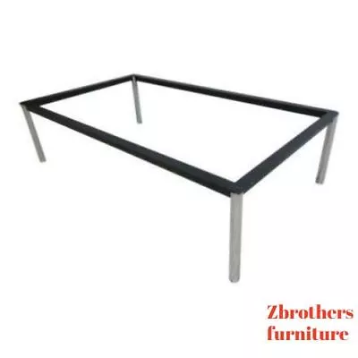 Vintage Mid Century Le Corbusier Chrome Coffee Table Base • $539.10