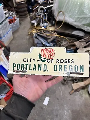 1930’s 1940’s 1950’s Accessory Plate Topper PORTLAND OR Chevrolet Plymouth Ford • $220