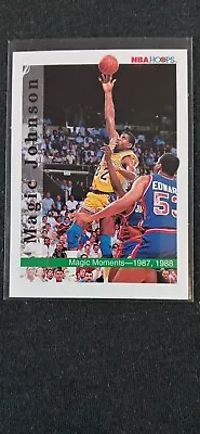 1992-93 NBA Hoops Magic Moments- 1987'88  Magic Johnson #330  • $1.25