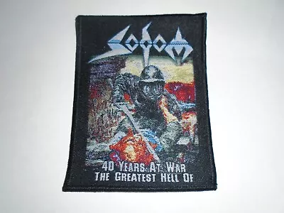 Sodom 40 Years At War Woven Patch • $10.99